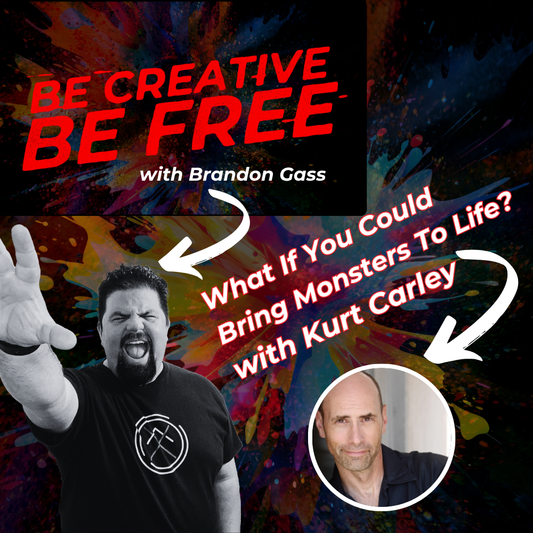 Watch the latest Be Creative Be Free episode "What If You Could Bring Monsters to Life?" with Costume Suit Actor Kurt Carley!