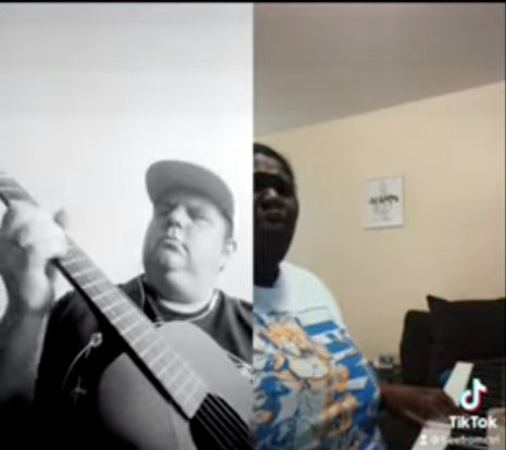 Duets: Brandon Gass playing guitar #duet with @lachunek on Sam Smith’s “Lay Me Down”.