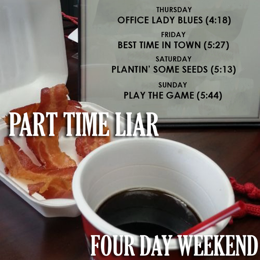 Exclusive "Four Day Weekend" + "Music For Lovers" Double EP Bundle by Part Time Liar - Digital Download