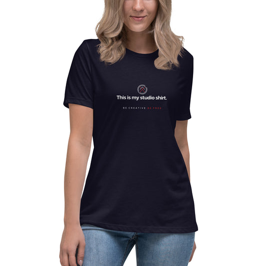 This Is My Studio Shirt - Women's Relaxed T-Shirt